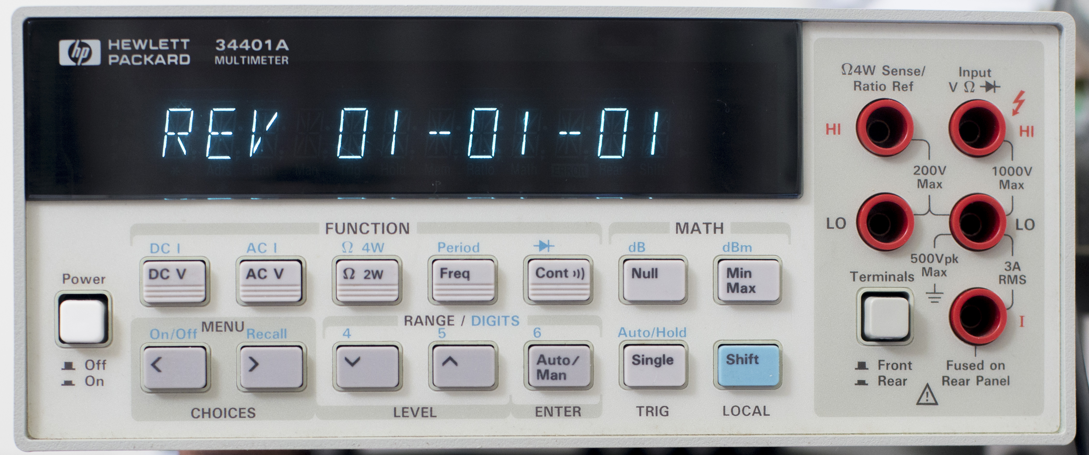 xDevs.com | HP 34401A repair and calibration worklog